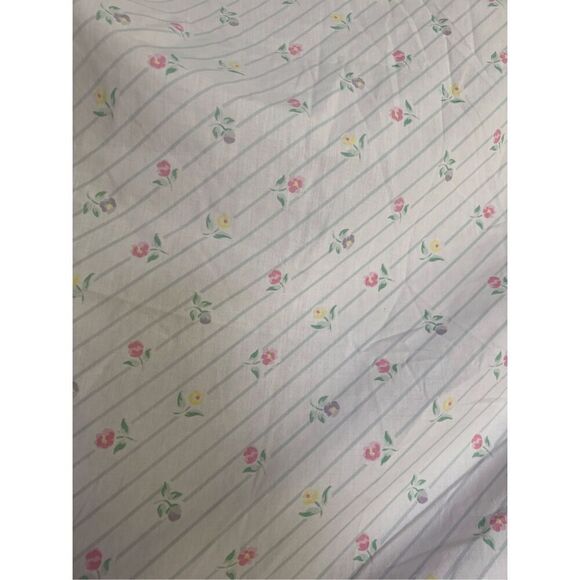Vintage Floral Queen Fitted Sheet - Picture 1 of 4